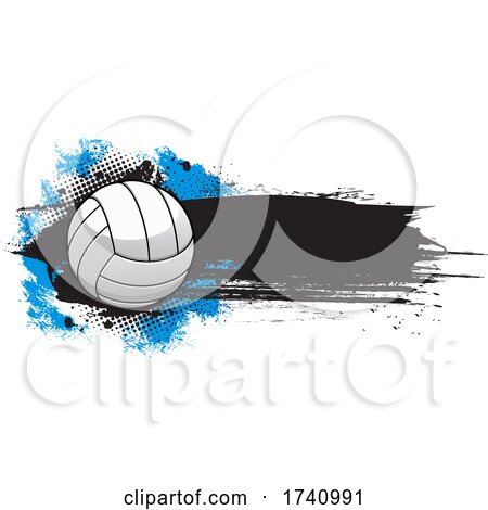 Volleyball and Grunge by Vector Tradition SM