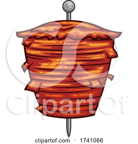Gyro Kebab on a Skewer by Hit Toon