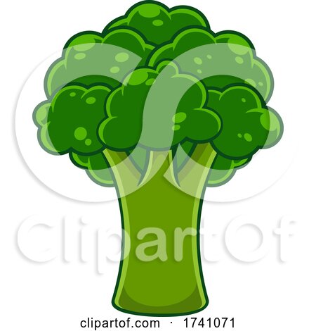 Cartoon Broccoli by Hit Toon