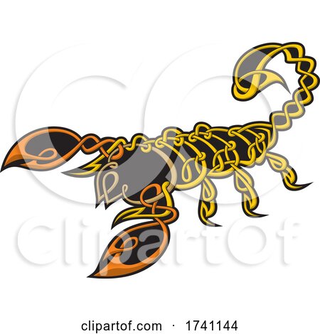 Celtic Knot Scorpion by Any Vector