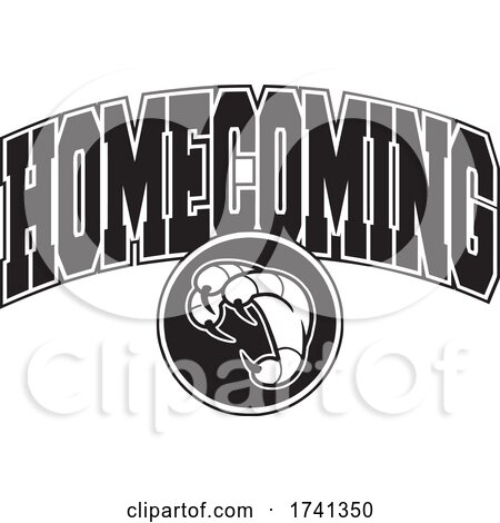 Black and White Eagles Hawks Falcons or Bird Homecoming Design by Johnny Sajem