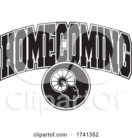 Black and White Rams Homecoming Design by Johnny Sajem