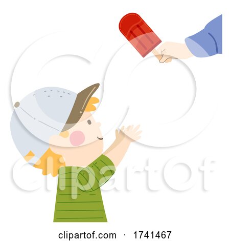 Kid Boy Get Popsicle Stick Illustration by BNP Design Studio