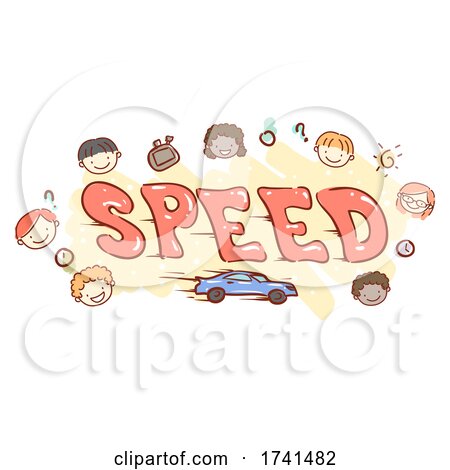 Stickman Kids Speed Illustration by BNP Design Studio