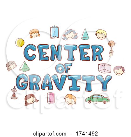 Stickman Kids Center of Gravity Illustration by BNP Design Studio