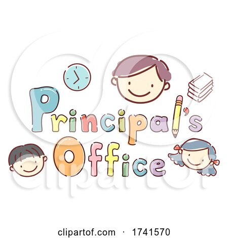 Stickman Kids Principals Office Illustration by BNP Design Studio