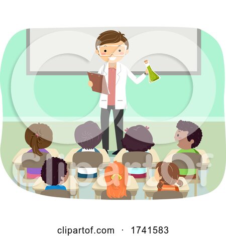 Stickman Kids Scientist Career Day Illustration by BNP Design Studio