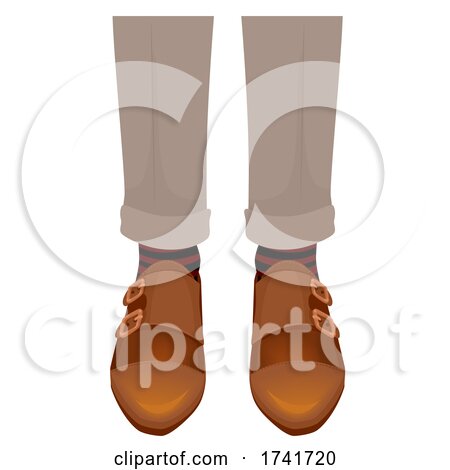 Guy Monk Strap Shoes Illustration by BNP Design Studio