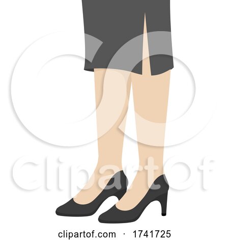 Girl Pumps Court Shoes Illustration by BNP Design Studio
