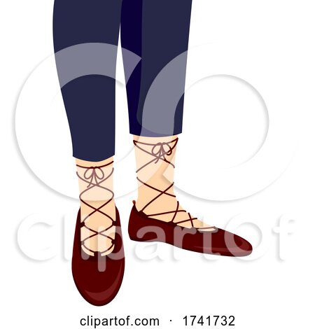 Girl Ghilie Shoes Illustration by BNP Design Studio
