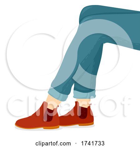 Girl Shoes Chelsea Boots Illustration by BNP Design Studio