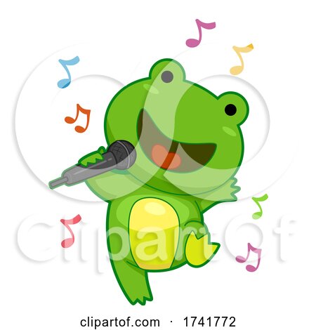 Frog Singing Microphone by BNP Design Studio