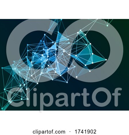 Abstract Background with a Network Connections Background Design by KJ Pargeter