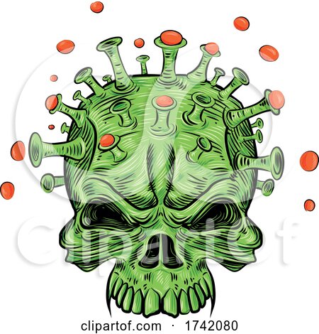 Virus Skull by Domenico Condello