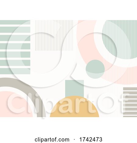 Trendy Abstract Minimalist Background Design by KJ Pargeter