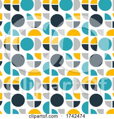 Abstract Scandinavian Pattern Background by KJ Pargeter