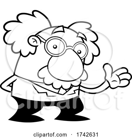 Science Professor Albert Einstein Character - That Is Incorrect by Hit Toon