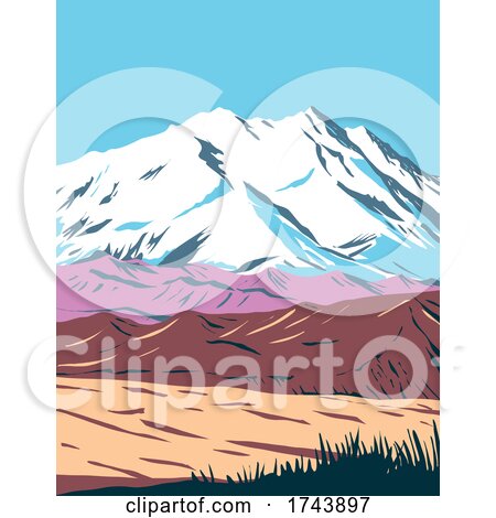 Denali National Park and Preserve Formerly Known As Mount McKinley National Park Located in Interior Alaska WPA Poster Art by patrimonio