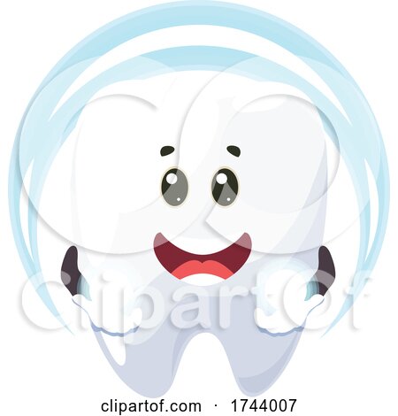 Happy Tooth Character by Vector Tradition SM