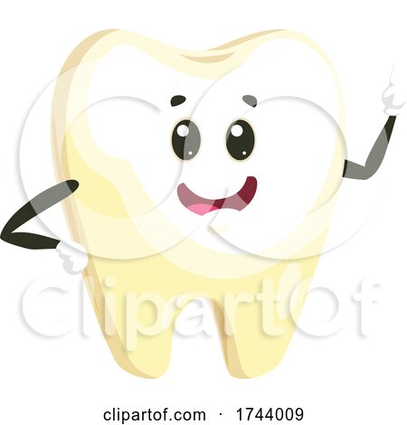 Happy Tooth Character by Vector Tradition SM