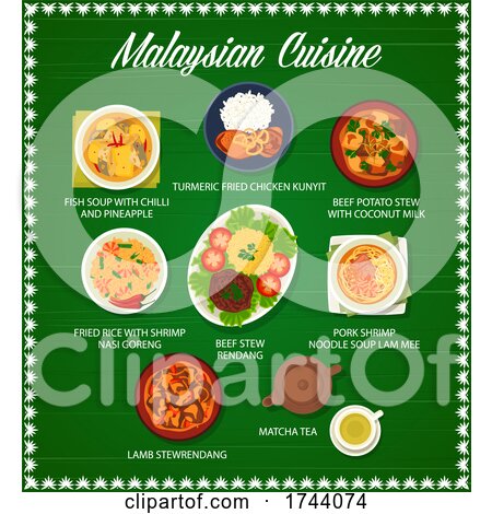 Malaysian Cuisine by Vector Tradition SM