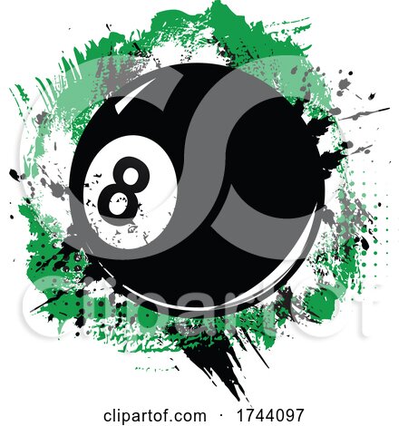 Eightball with Grunge by Vector Tradition SM