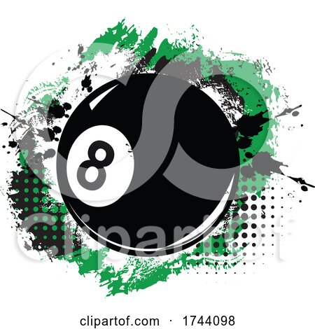 Eightball with Grunge by Vector Tradition SM