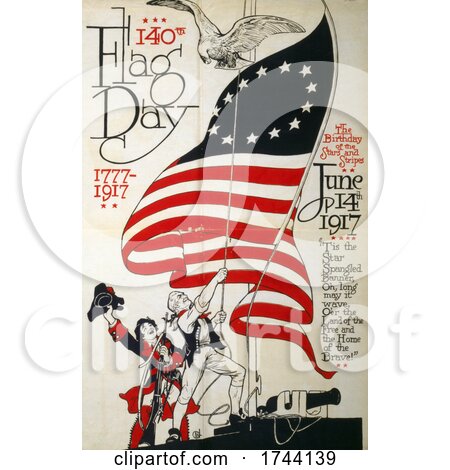 American Flag Day in 1917 by JVPD