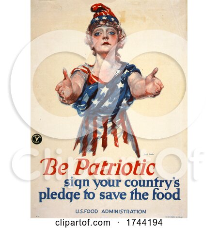 Be Patriot Woman Save the Food by JVPD