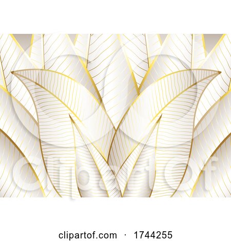 Golden Linear Background Design by KJ Pargeter