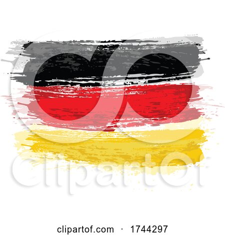 Painted German Flag by dero