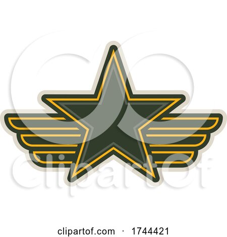 Winged Army Badges Emblems Insignias by Vector Tradition SM