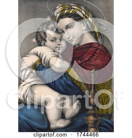 The Virgin and Child Madonna and Child or Mary and Child by JVPD