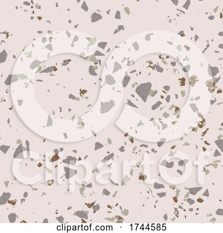 Abstract Background with Terazzo Stone Design by KJ Pargeter
