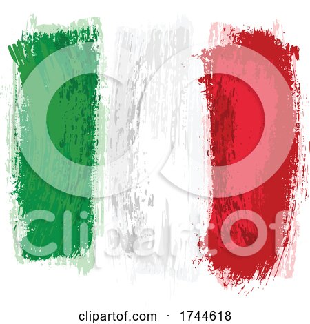 Painted Italian Flag by dero