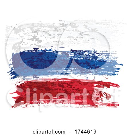 Painted Russian Flag by dero