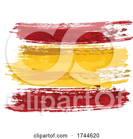 Painted Spanish Flag by dero