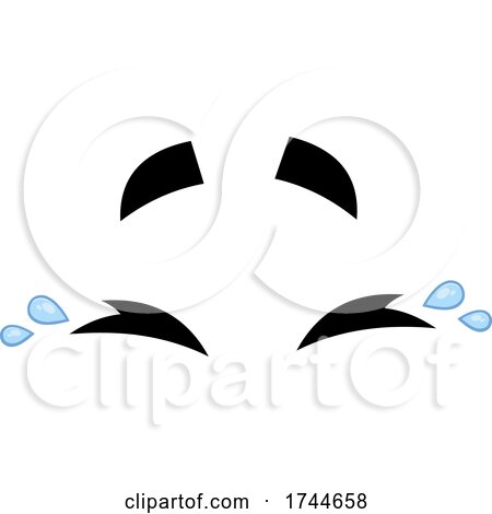 Pair of Eyes Laughing with Tears by Hit Toon