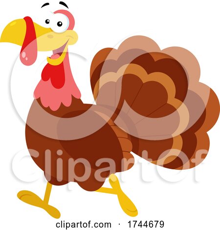 Happy Turkey Bird by Hit Toon