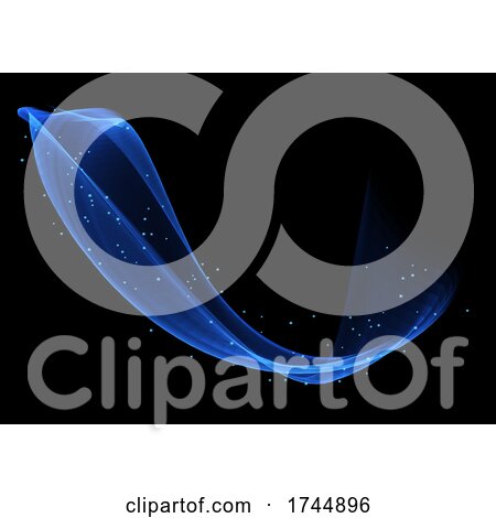 Abstract Background with Flowing Lines Design by KJ Pargeter