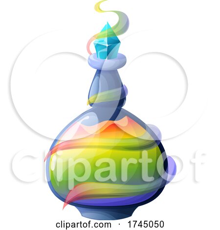 Colorful Potion Bottle by Vector Tradition SM