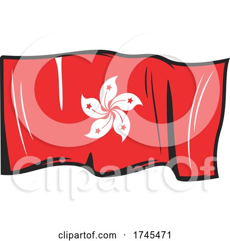 Hong Kong Flag by Vector Tradition SM