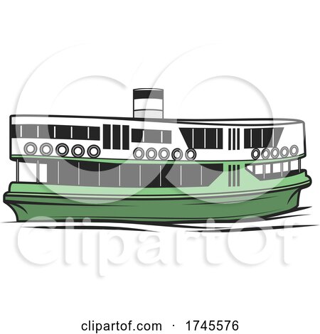 Ferry Boat by Vector Tradition SM