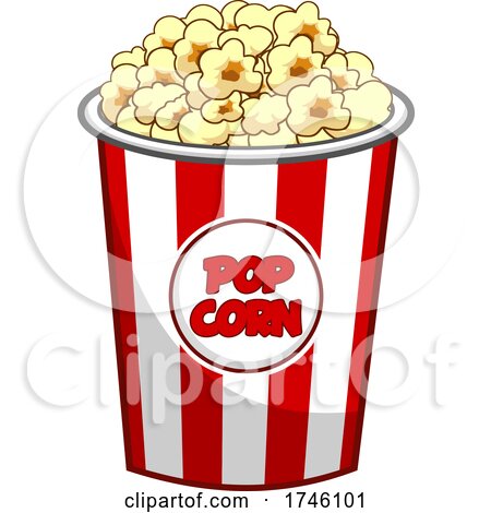 Bucket of Popcorn by Hit Toon