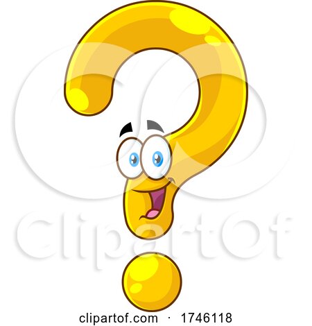 Question Mark Character by Hit Toon