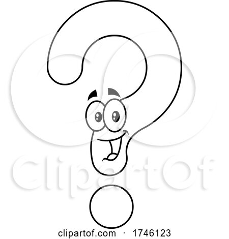 Question Mark Character by Hit Toon