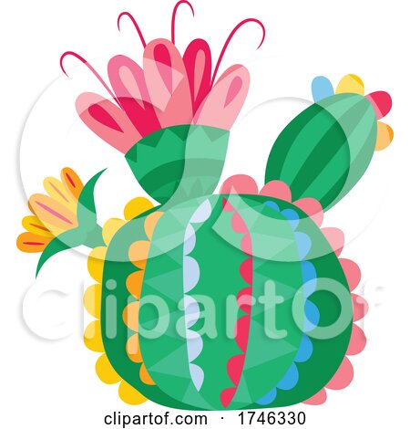 Colorful Cactus by Vector Tradition SM