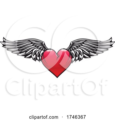 Winged Heart by Vector Tradition SM