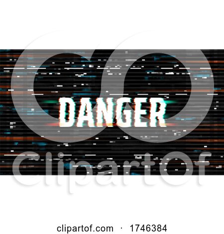 Danger Hacking Background by Vector Tradition SM