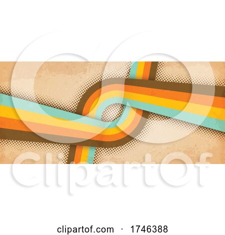 Retro Curve Background by Vector Tradition SM